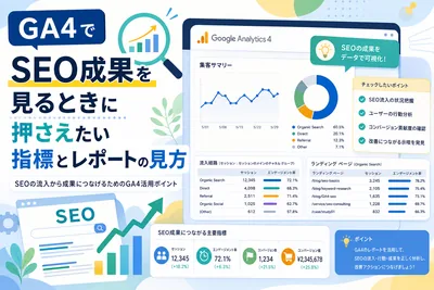 GA4でSEO成果を見るときに押さえたい指標とレポートの見方